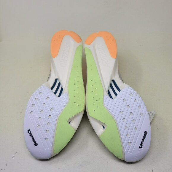 Adidas Adizero Takumi Sen 8 Running Shoes White Teal Orange GX8148 Men\'s Size 13 main image 4
